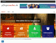 Tablet Screenshot of pflegesuche.de