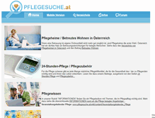 Tablet Screenshot of pflegesuche.at